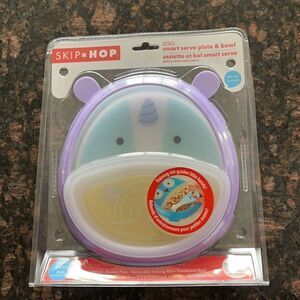 Skip HopZoo Smart Serve Plate & Bowl New